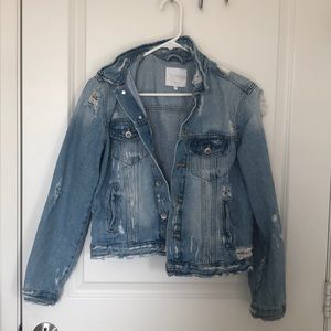 Distressed Jean Jacket